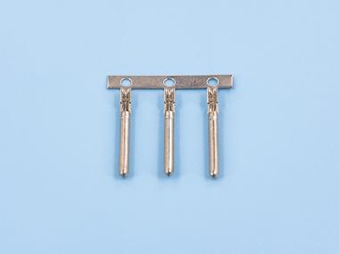 單腳密封公端，黃銅，橫帶，鍍鎳（OG02-01）