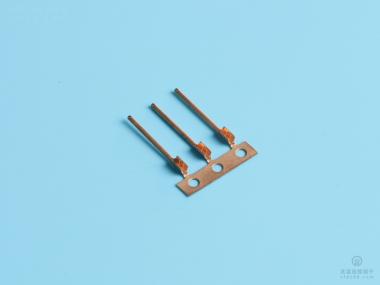 1.0帶刺單腳公端，磷銅，橫帶，原色（OG05-01）